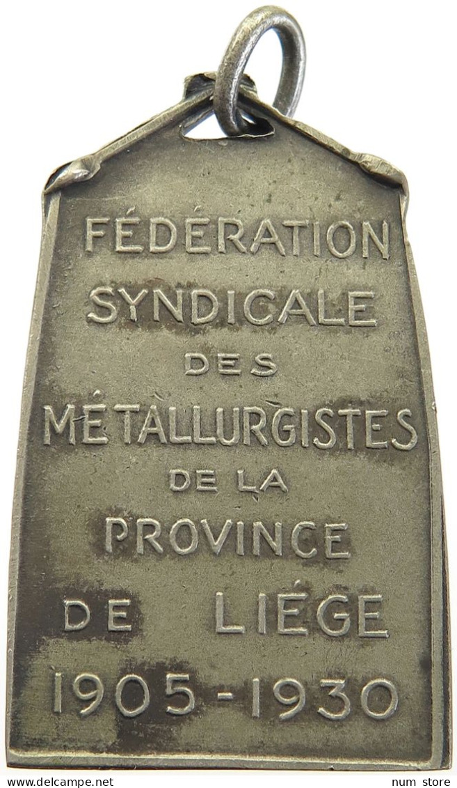 BELGIUM MEDAL 1905-1930 LIEGE 1905-1930 METALURGY #sm01 0253 - Ohne Zuordnung