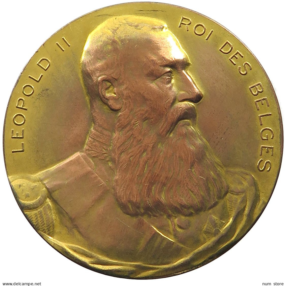 BELGIUM MEDAL 1907 Leopold II. 1865-1909 EXPOSITON ANVERS #sm01 0003 - Zonder Classificatie