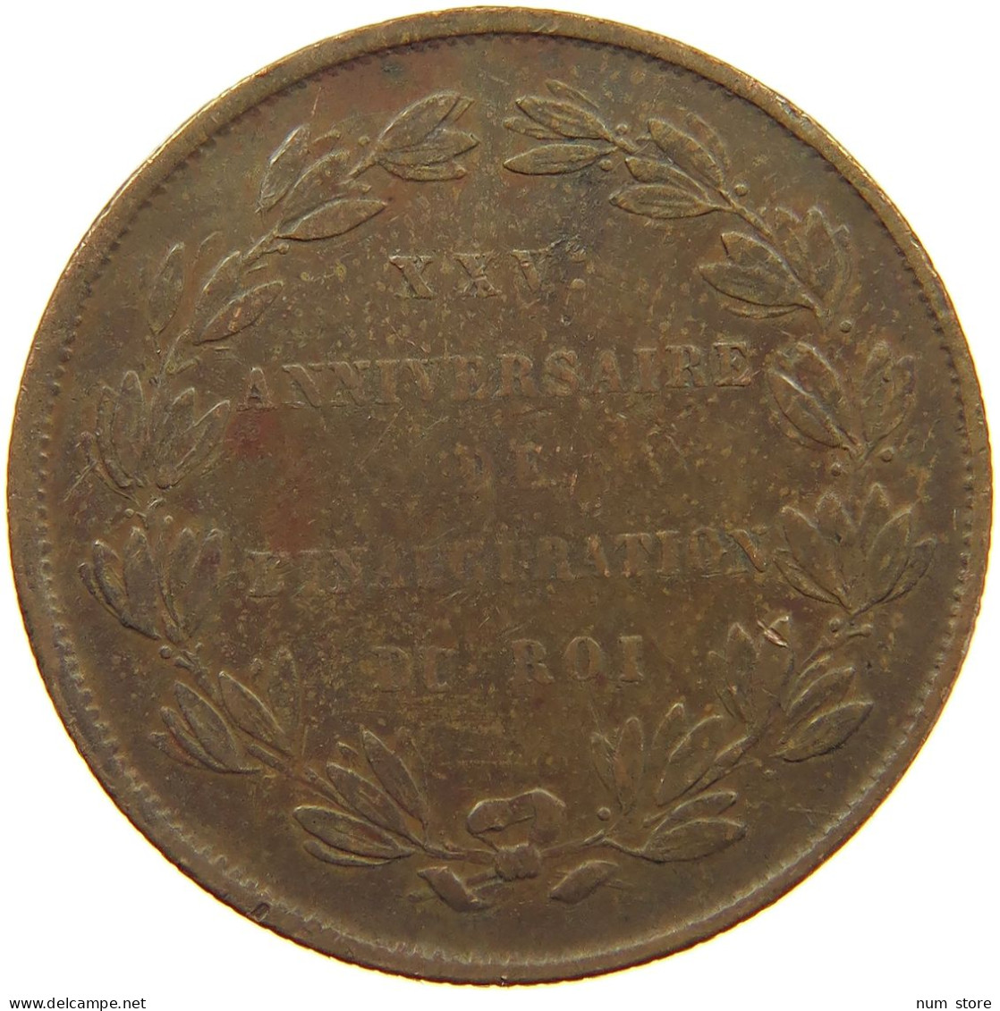 BELGIUM MEDAL 1856 Leopold I. (1831-1865) 25 ANNIVERSARY INAUGURATION #a075 0113 - Unclassified