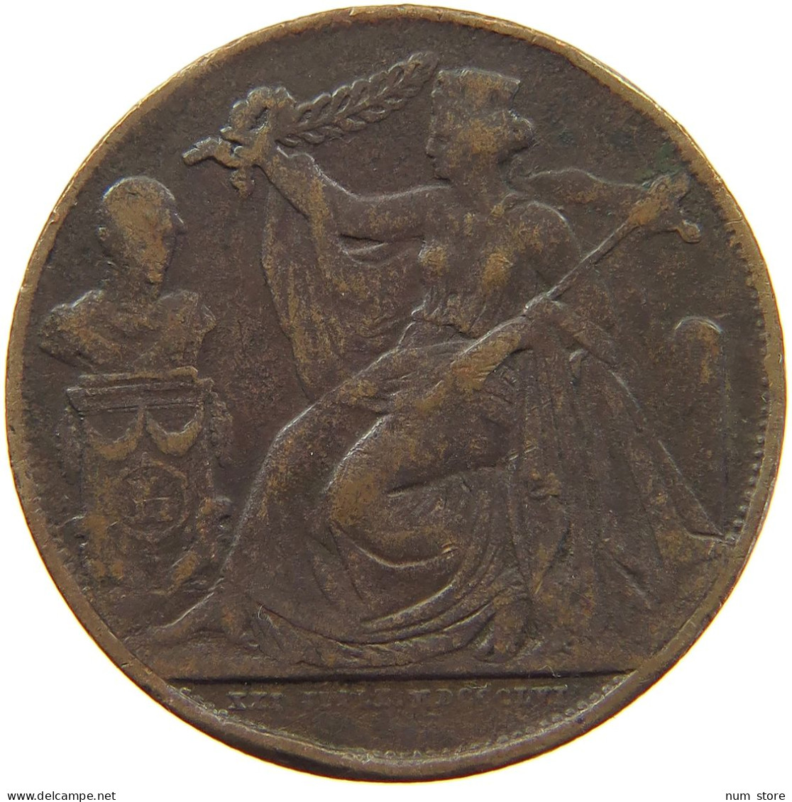 BELGIUM MEDAL 1856 Leopold I. (1831-1865) 25 ANNIVERSARY INAUGURATION #s022 0121 - Ohne Zuordnung