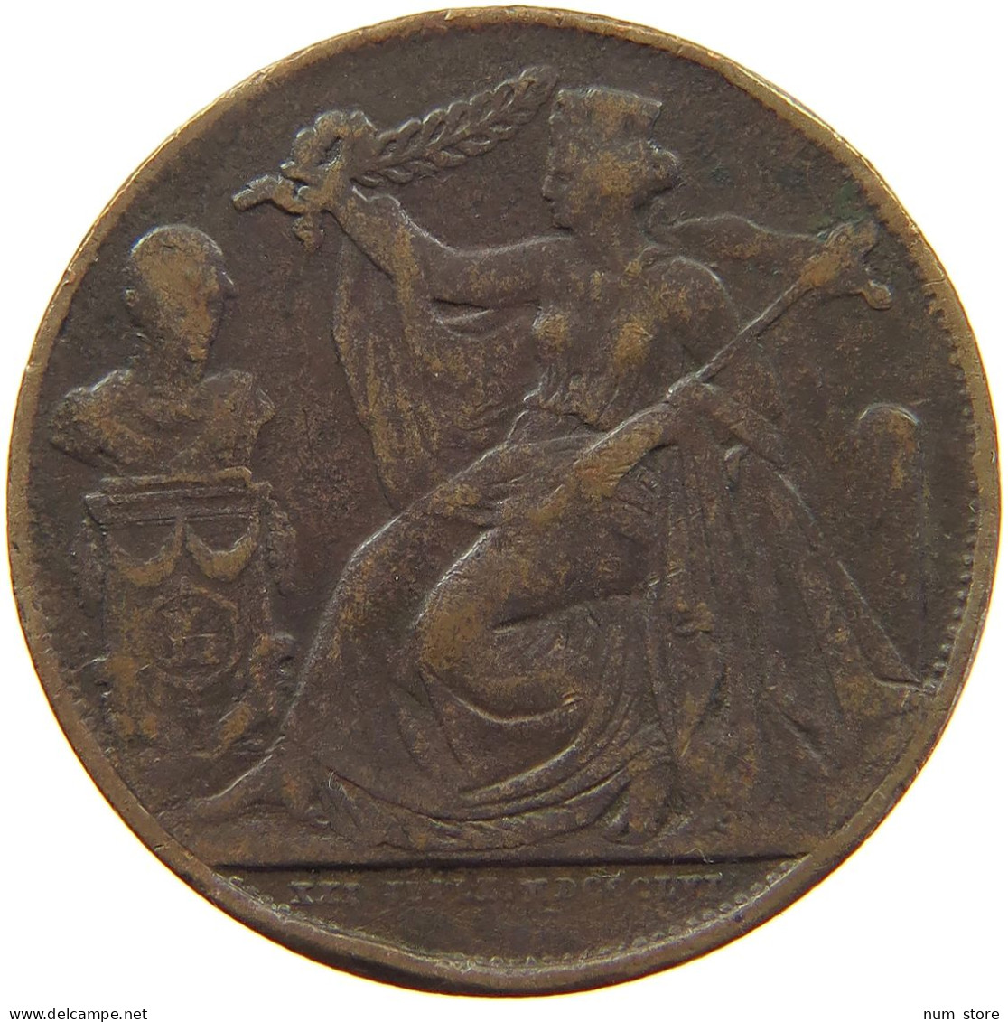 BELGIUM MEDAL 1856 Leopold I. (1831-1865) 25 ANNIVERSARY INAUGURATION #s022 0121 - Zonder Classificatie