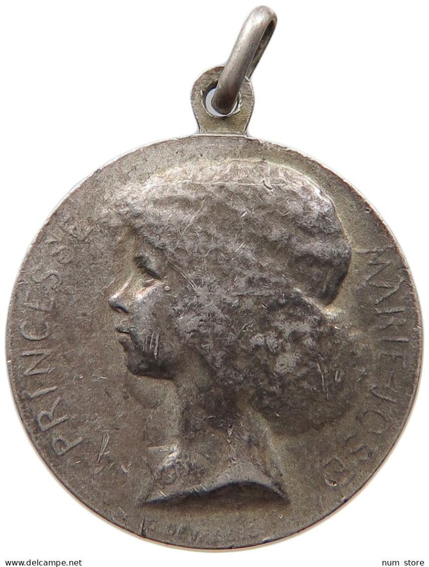 BELGIUM MEDAL  WW1 MARIE JOSE BRUXELLES #s006 0191 - Ohne Zuordnung