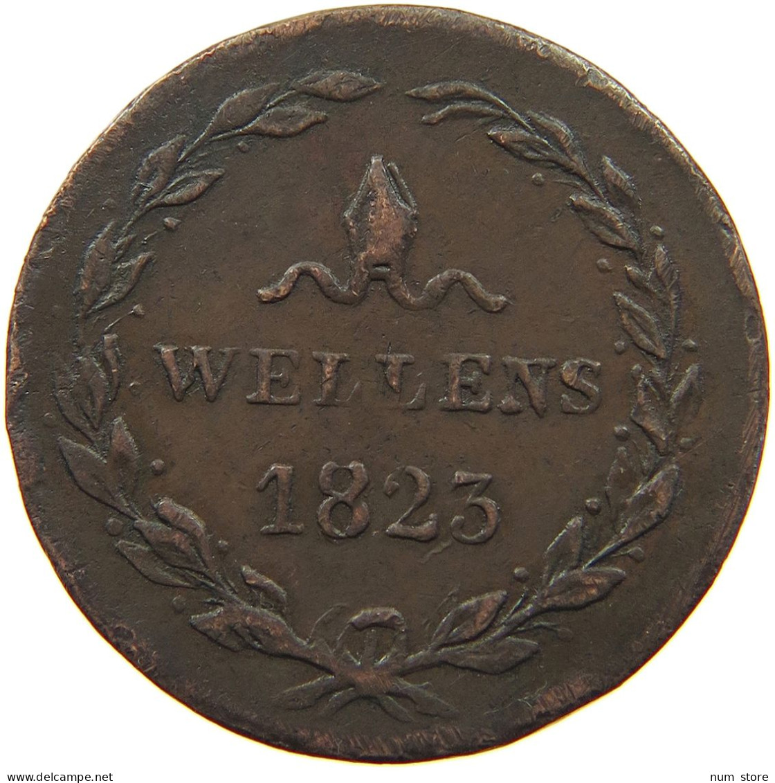 BELGIUM MEDAL 1823 WELLENS 1823 #t077 0379 - 1790 Vereinigte Belgische Staaten