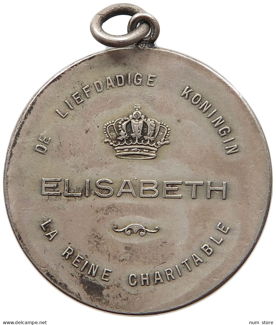 BELGIUM MEDAL  WW1 ELISABETH #s007 0153 - Non Classés