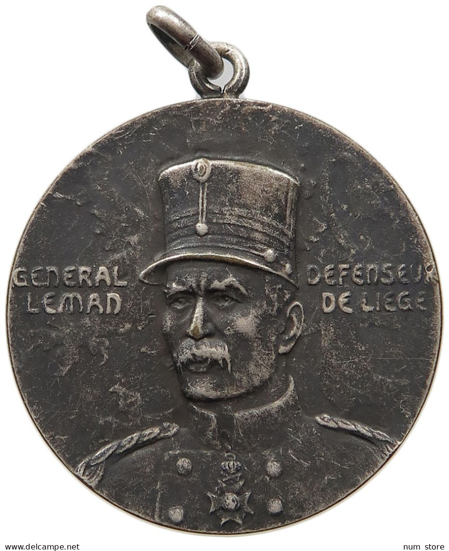 BELGIUM MEDAL  MEDAL WW1 GENERAL LEMAN LIEGE #s007 0167 - Unclassified