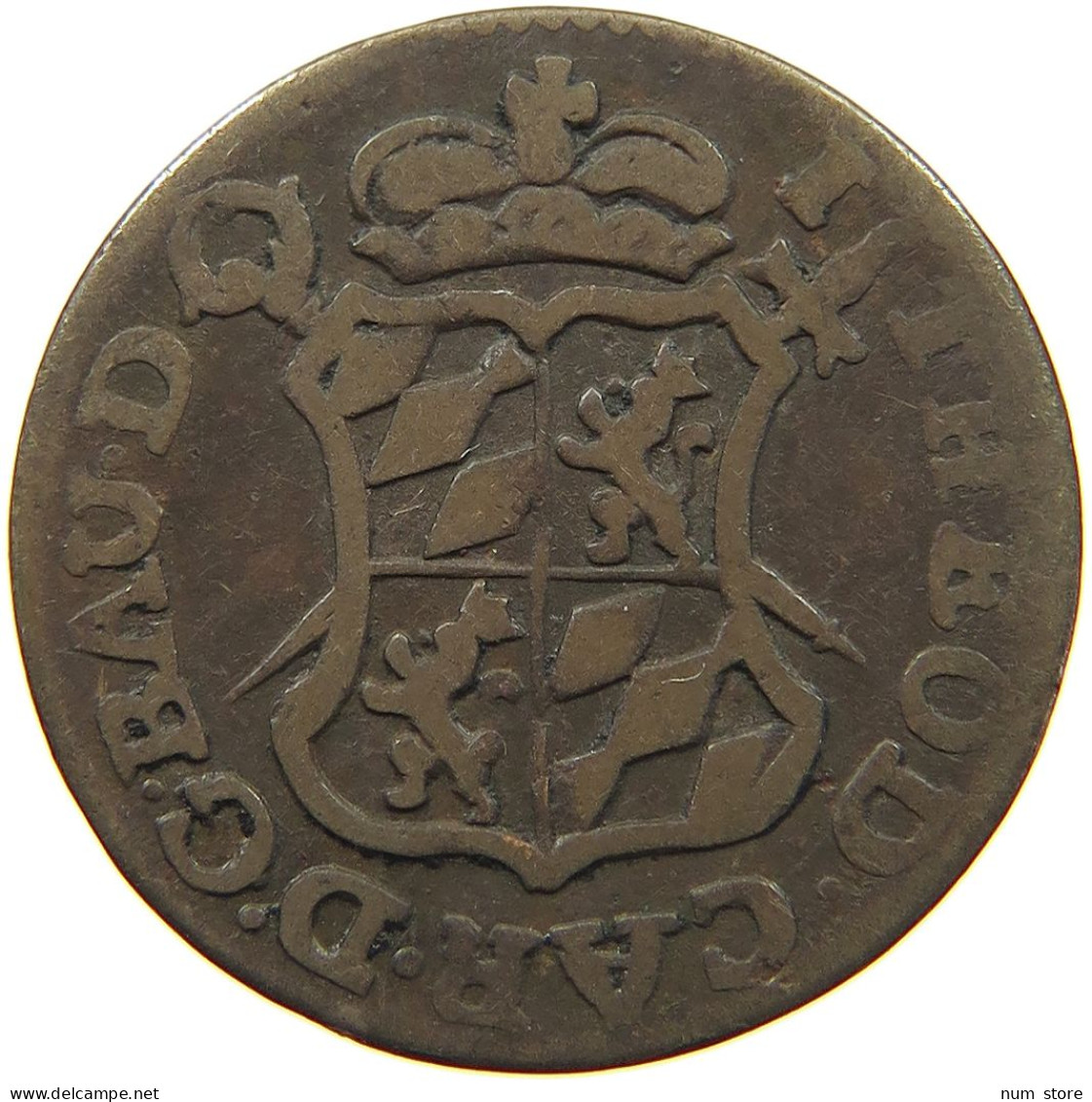 BELGIUM LIEGE LIARD 1751  #t137 0259 - 975-1795 Prince-Bishopric Of Liège