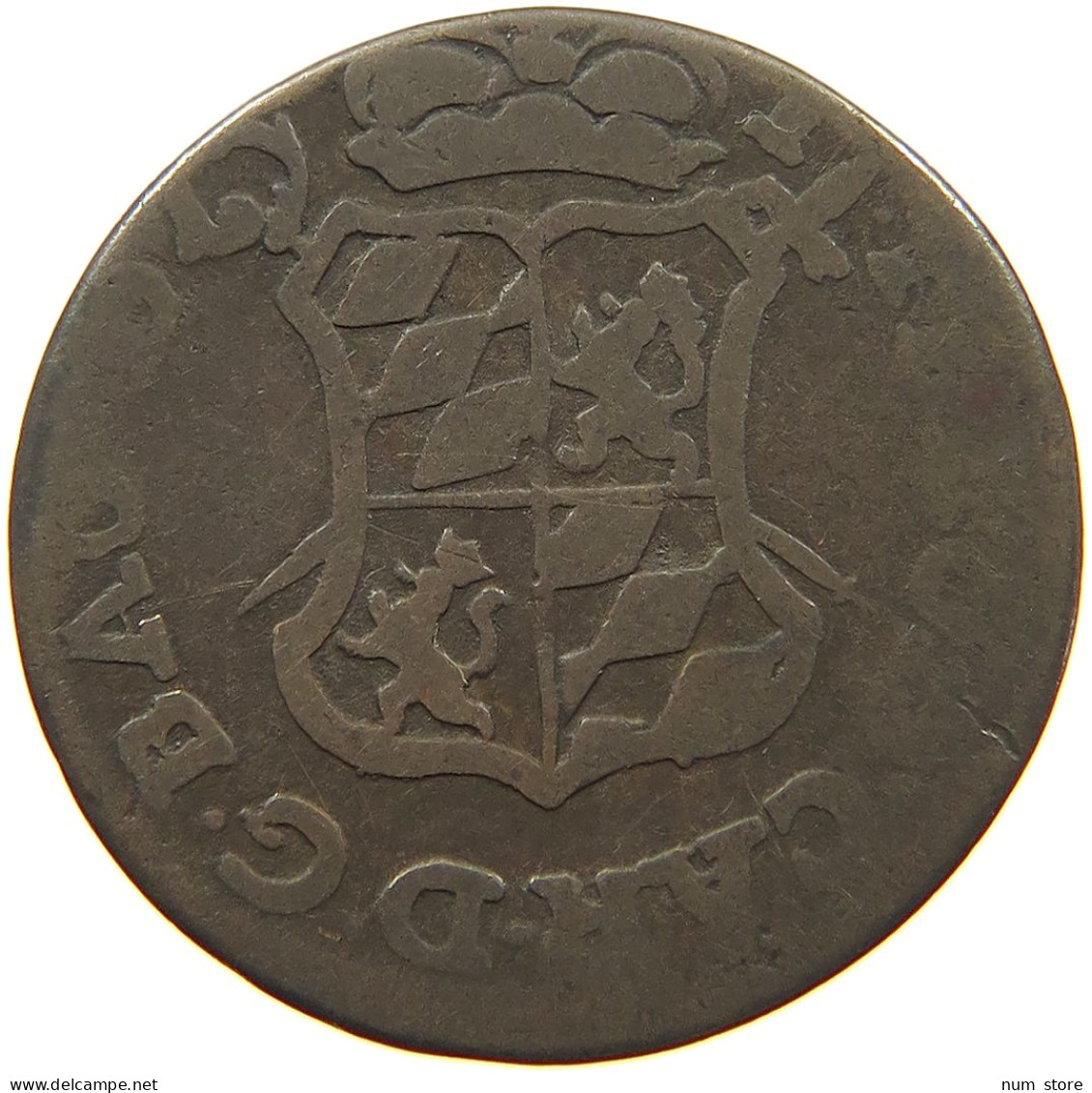 BELGIUM LIEGE LIARD 1750/1 RARE #t137 0263 - 975-1795 Principauté De Liège 