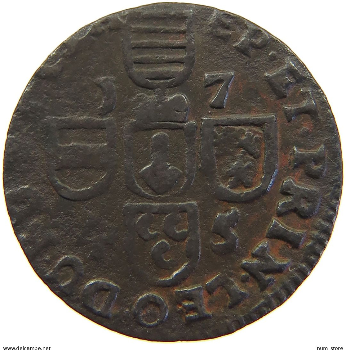 BELGIUM LIEGE LIARD 1745  #c063 0573 - 975-1795 Principauté De Liège 