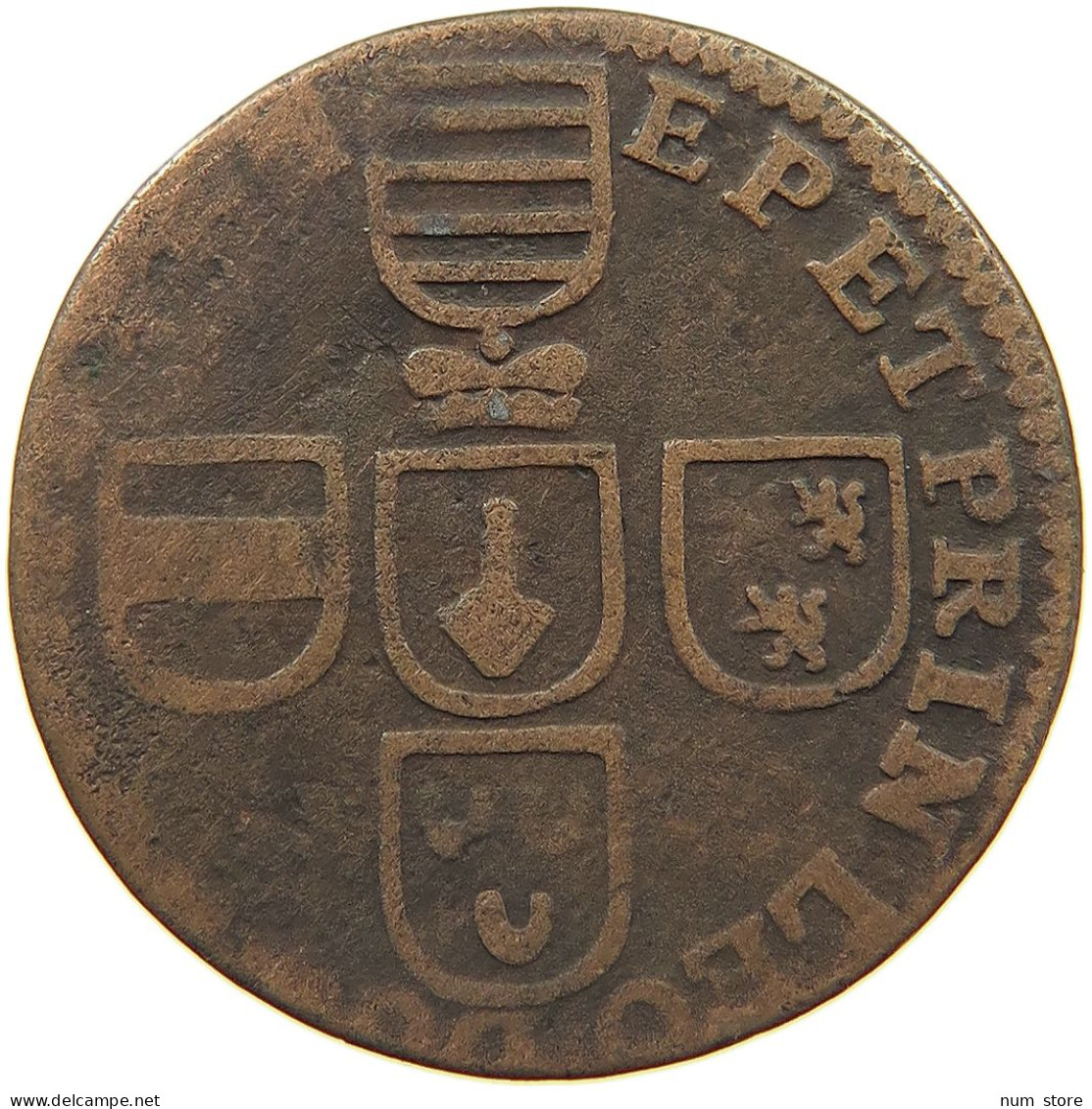 BELGIUM LIEGE LIARD 1727  #c080 0405 - 975-1795 Prinsbisdom Luik