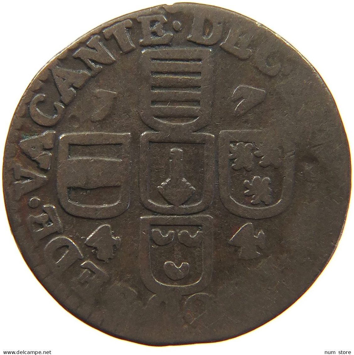 BELGIUM LIEGE LIARD 1744  #c032 0627 - 975-1795 Principauté De Liège 