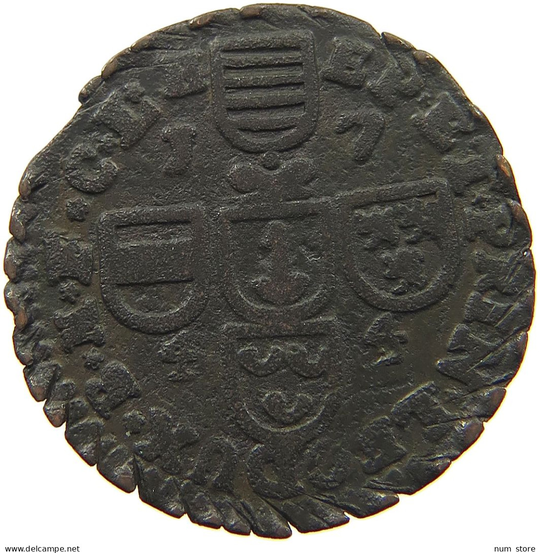 BELGIUM LIEGE LIARD 1744  #c010 0123 - 975-1795 Prince-Bishopric Of Liège