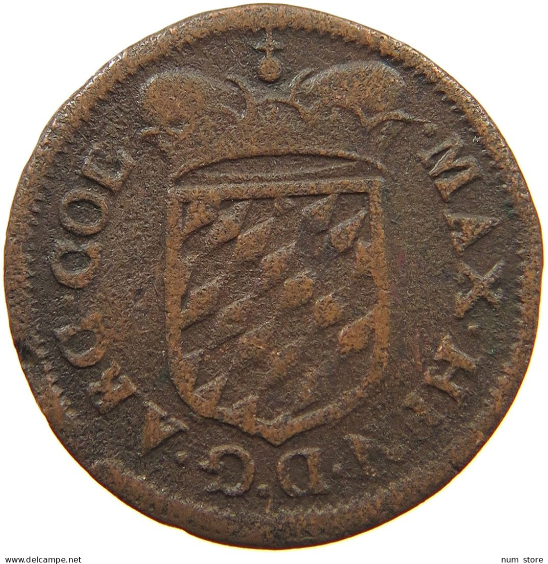 BELGIUM LIEGE LIARD  MAXIMILIAN HEINRICH 1650-1688 #t137 0269 - 975-1795 Hochstift Lüttich