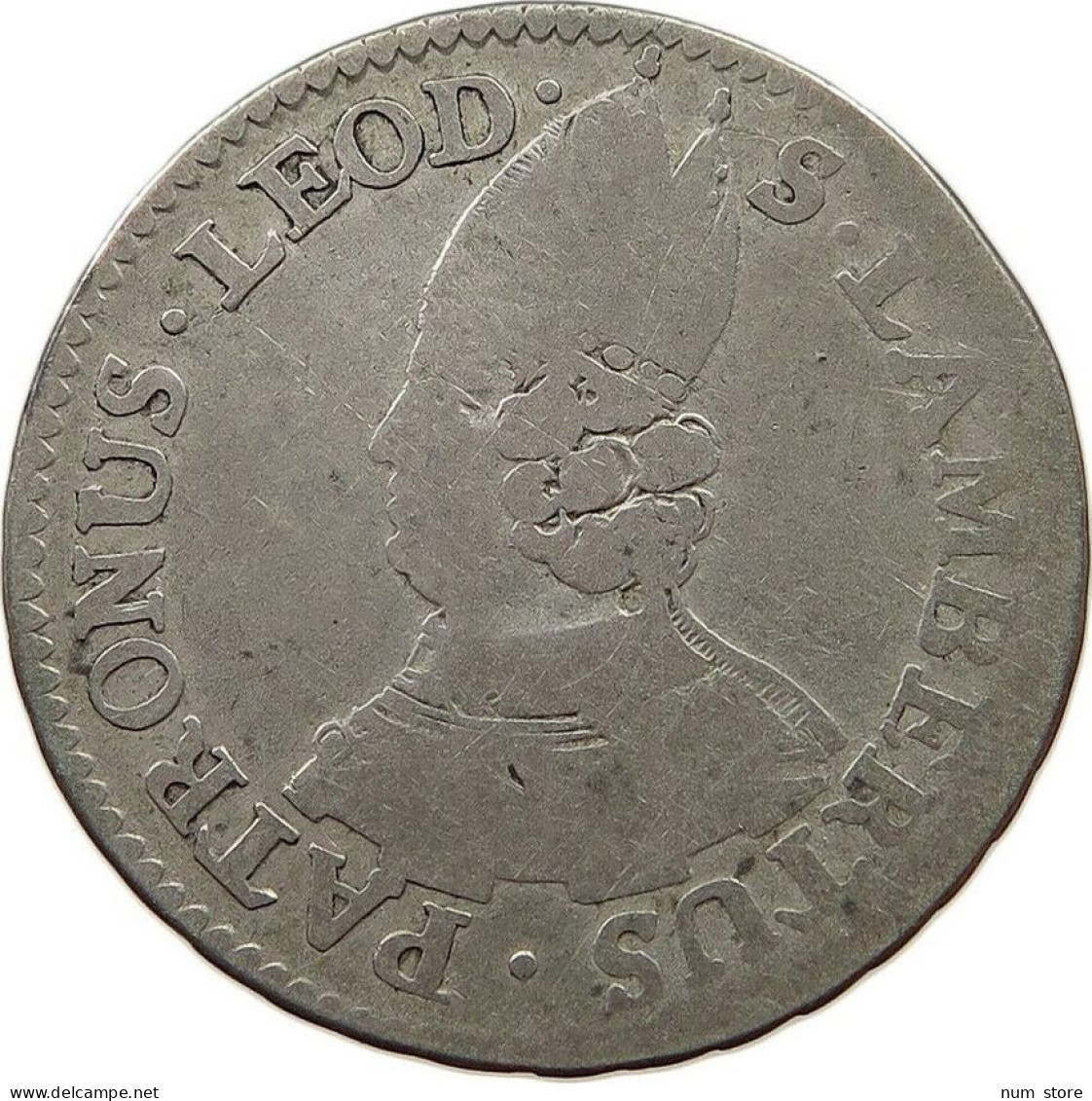 BELGIUM LIEGE ESCALIN 1763 Johann Theodor Von Bayern, 1744-1763 #t061 0057 - 975-1795 Prinsbisdom Luik