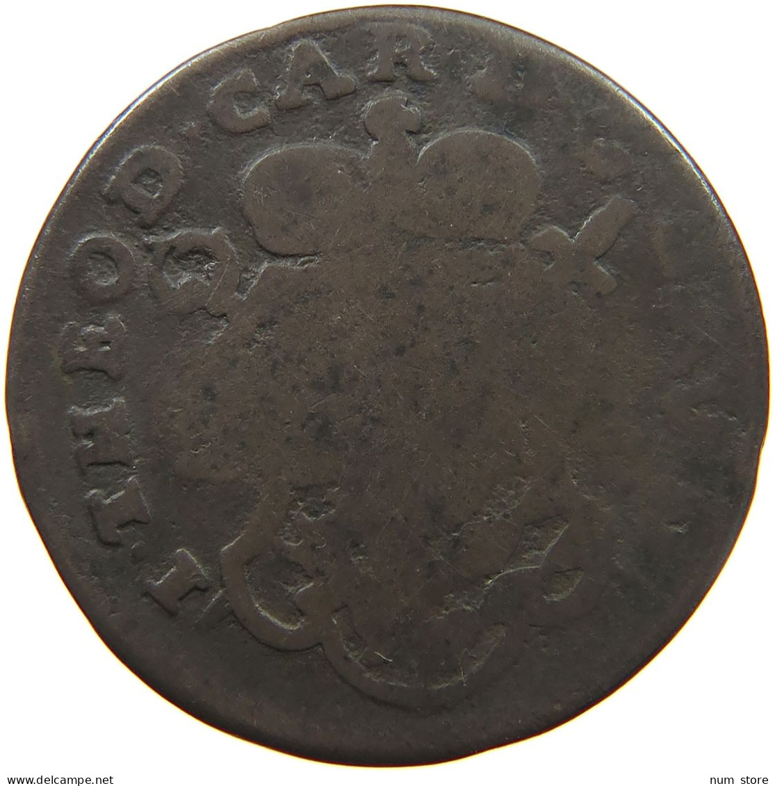 BELGIUM LIEGE 2 LIARDS 1752  #a084 0297 - 975-1795 Principato Vescovile Di Liegi