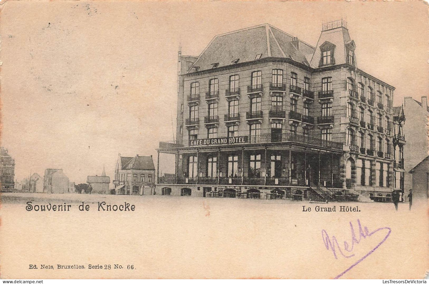 BELGIQUE - Knokke - Le Grand Hotel - Carte Postale Ancienne - Knokke