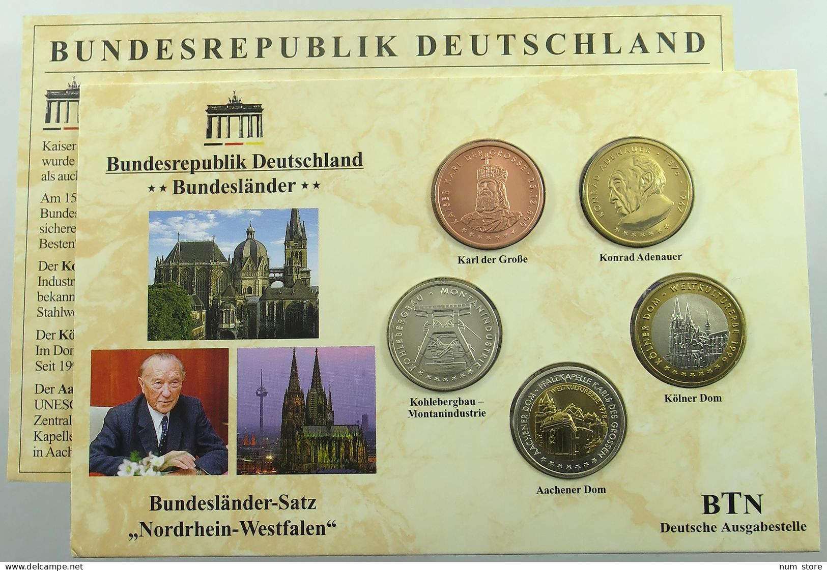 BRD KMS SET 2013 NORDHEIM WESTFALEN #ns03 0033 - Mint Sets & Proof Sets