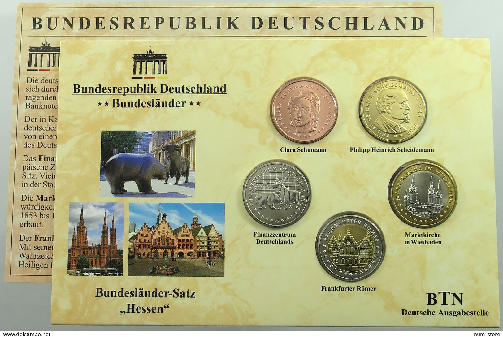 BRD KMS SET 2013 HESSEN #ns03 0047 - Mint Sets & Proof Sets