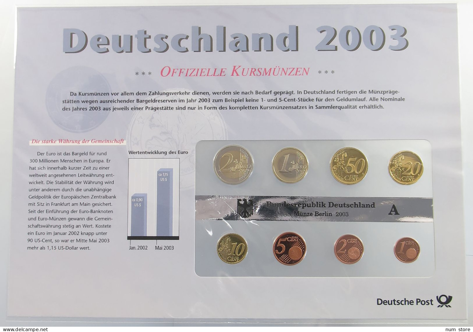 BRD KMS SET 2003  #bs09 0185 - Mint Sets & Proof Sets