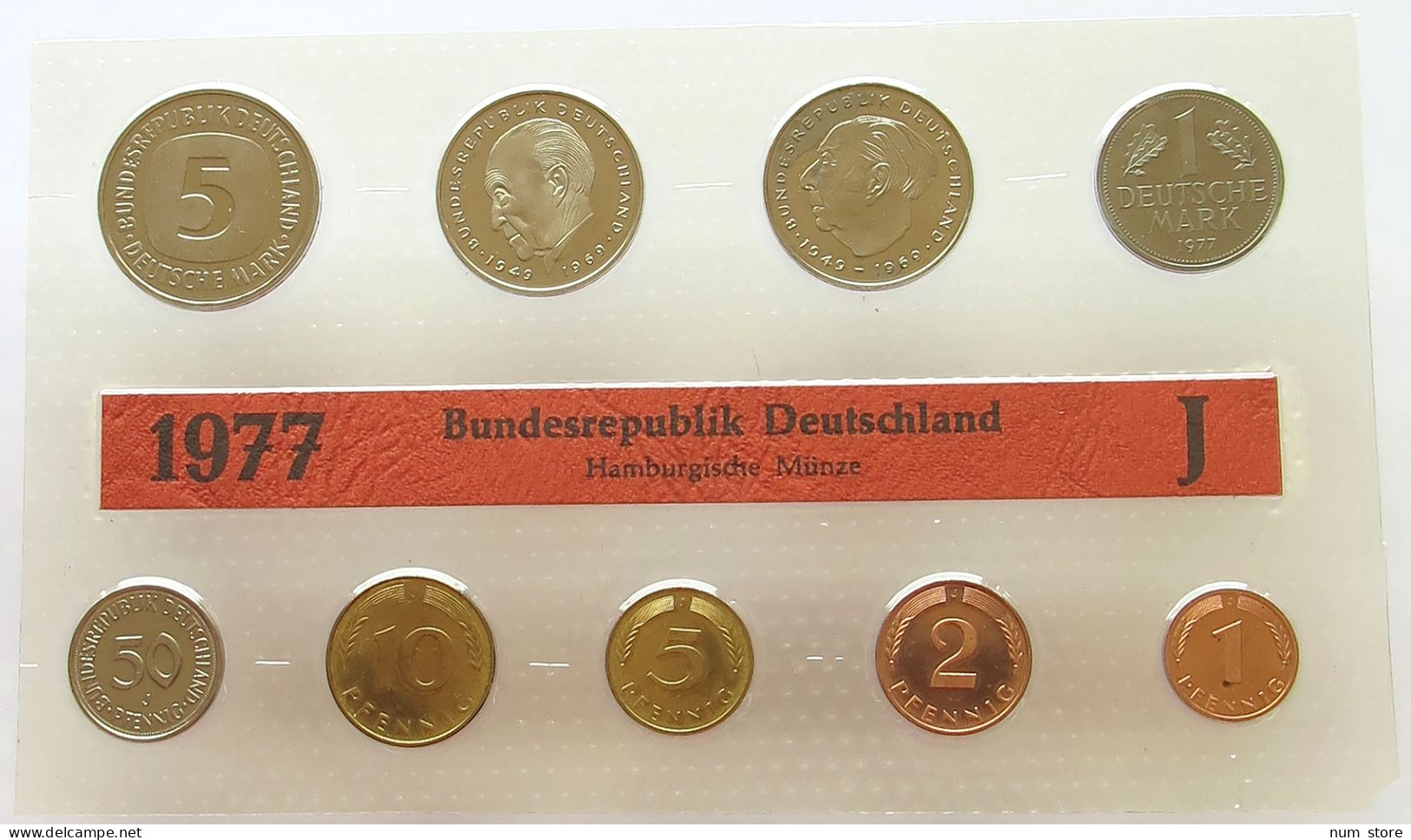 BRD KMS SET 1977 J  #bs01 0119 - Mint Sets & Proof Sets