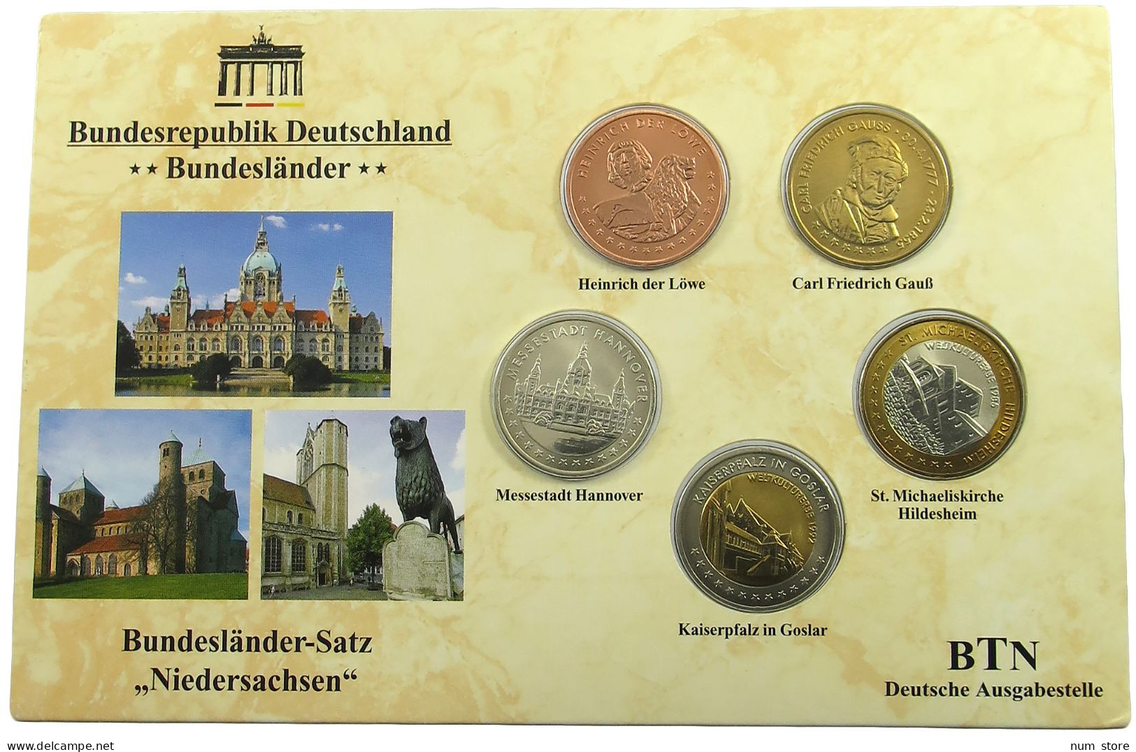 BRD KMS SET  NIEDERSACHSEN #ns03 0087 - Mint Sets & Proof Sets