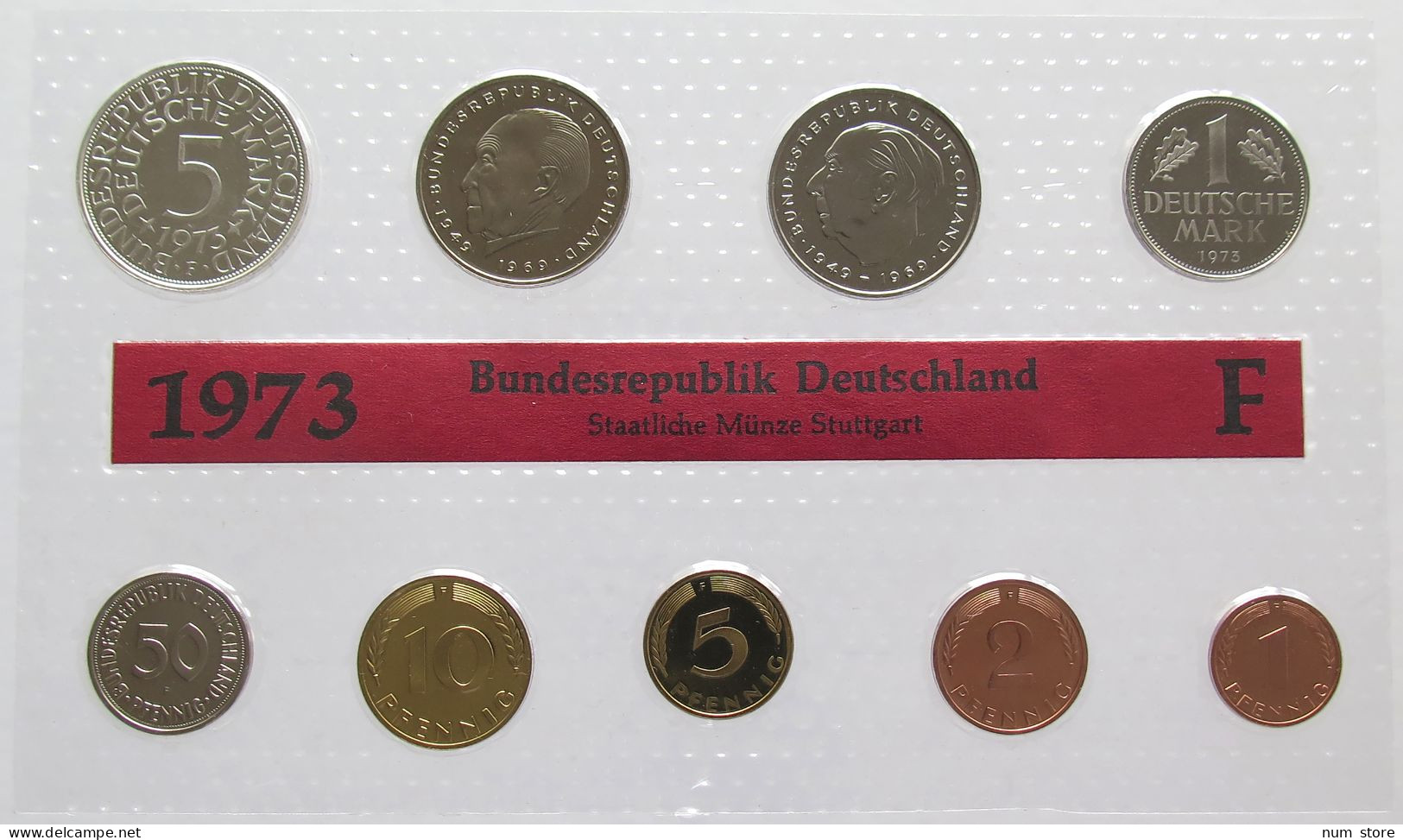 BRD KMS 1973 F  #bs18 0125 - Mint Sets & Proof Sets