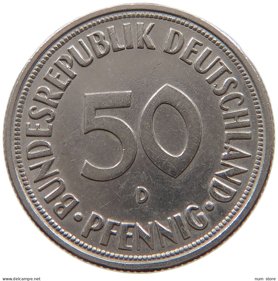 BRD 50 PFENNIG 1968 D  #a061 0643 - 50 Pfennig