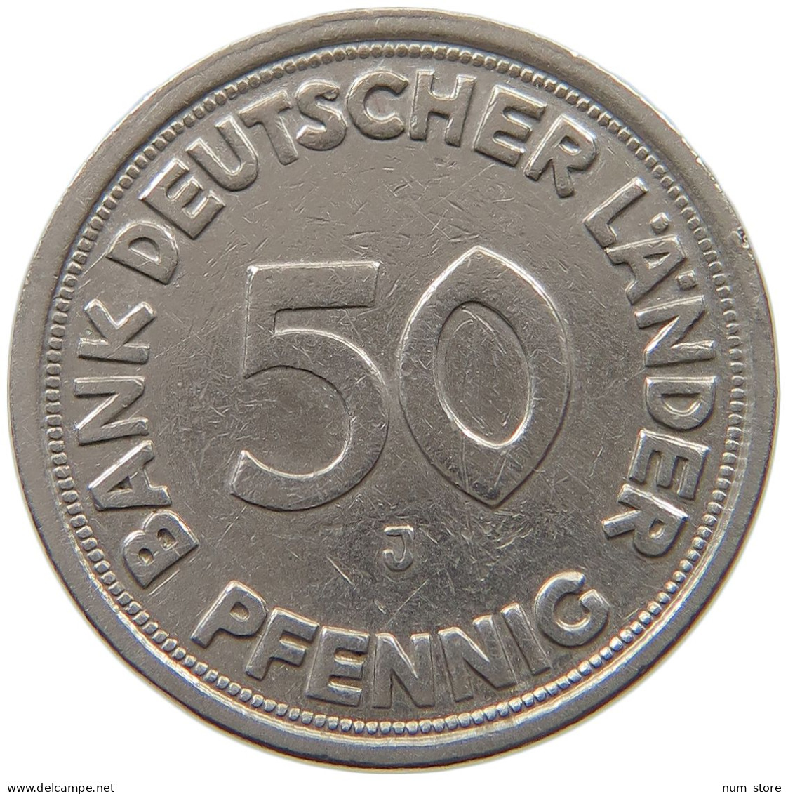 BRD 50 PFENNIG 1949 G  #a034 0855 - 50 Pfennig
