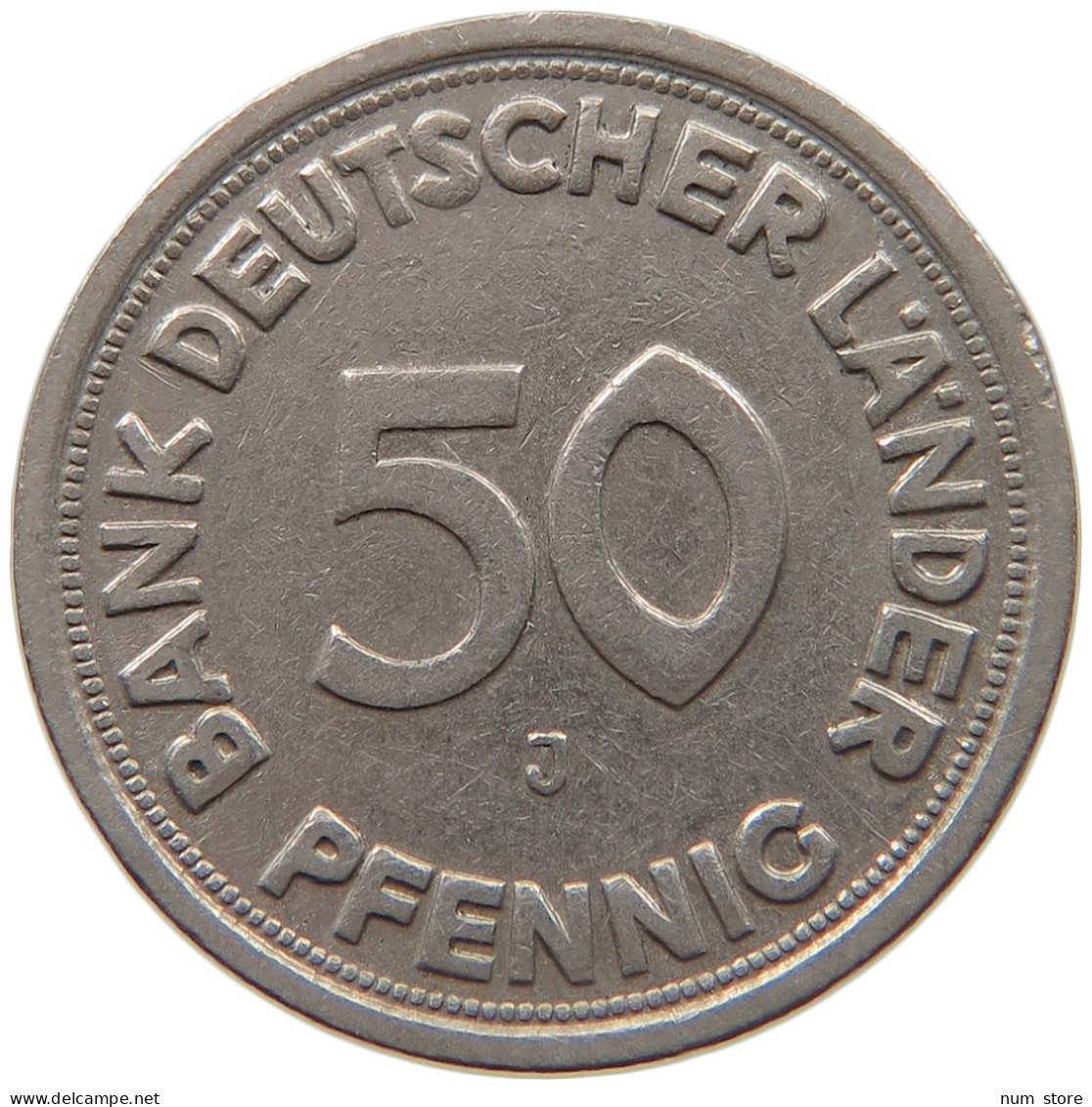 BRD 50 PFENNIG 1949 J  #c045 0361 - 50 Pfennig