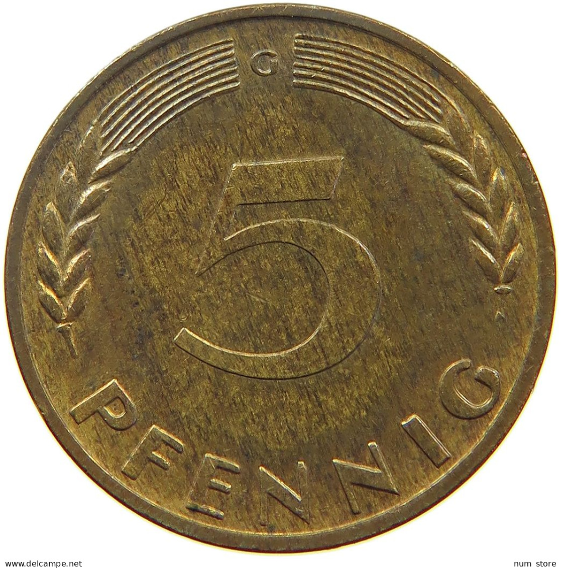 BRD 5 PFENNIG 1967 G  #a073 0985 - 5 Pfennig