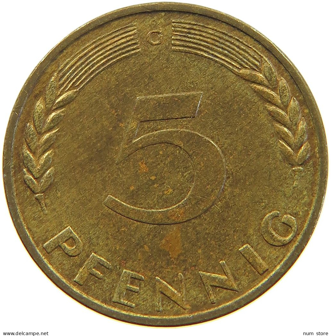 BRD 5 PFENNIG 1967 G  #a053 0397 - 5 Pfennig