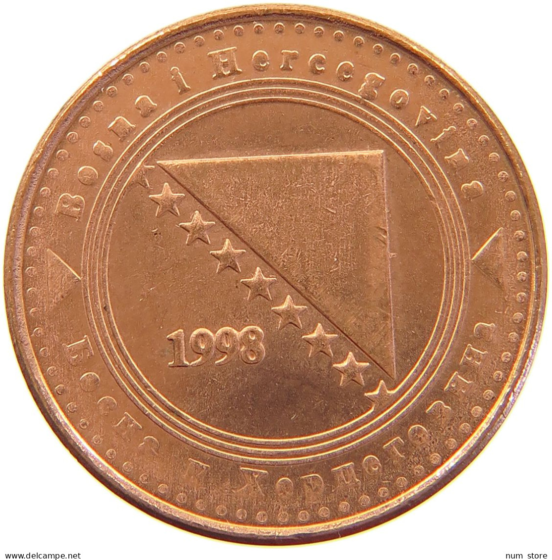 BOSNIA HERCEGOVINA 10 FENINGA 1998  #s023 0315 - Bosnie-Herzegovine