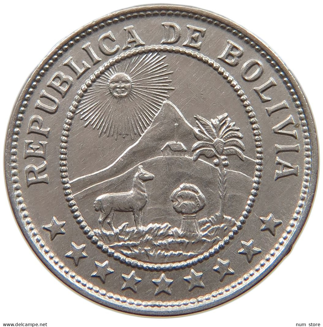 BOLIVIA 10 CENTAVOS 1939  #t135 0315 - Bolivie