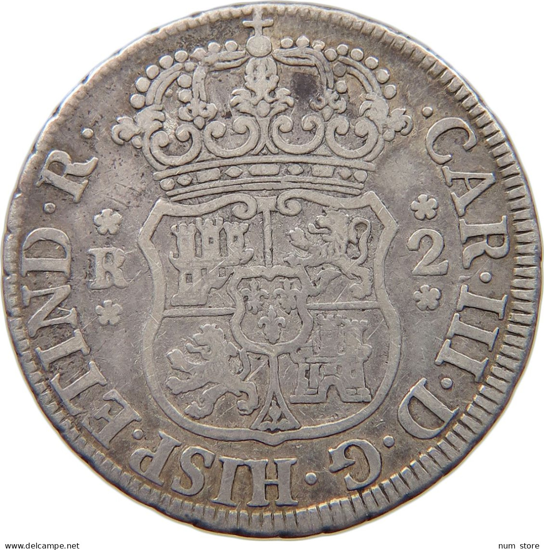 BOLIVIA 2 REALES 1768 POTOSI #t120 0299 - Bolivia