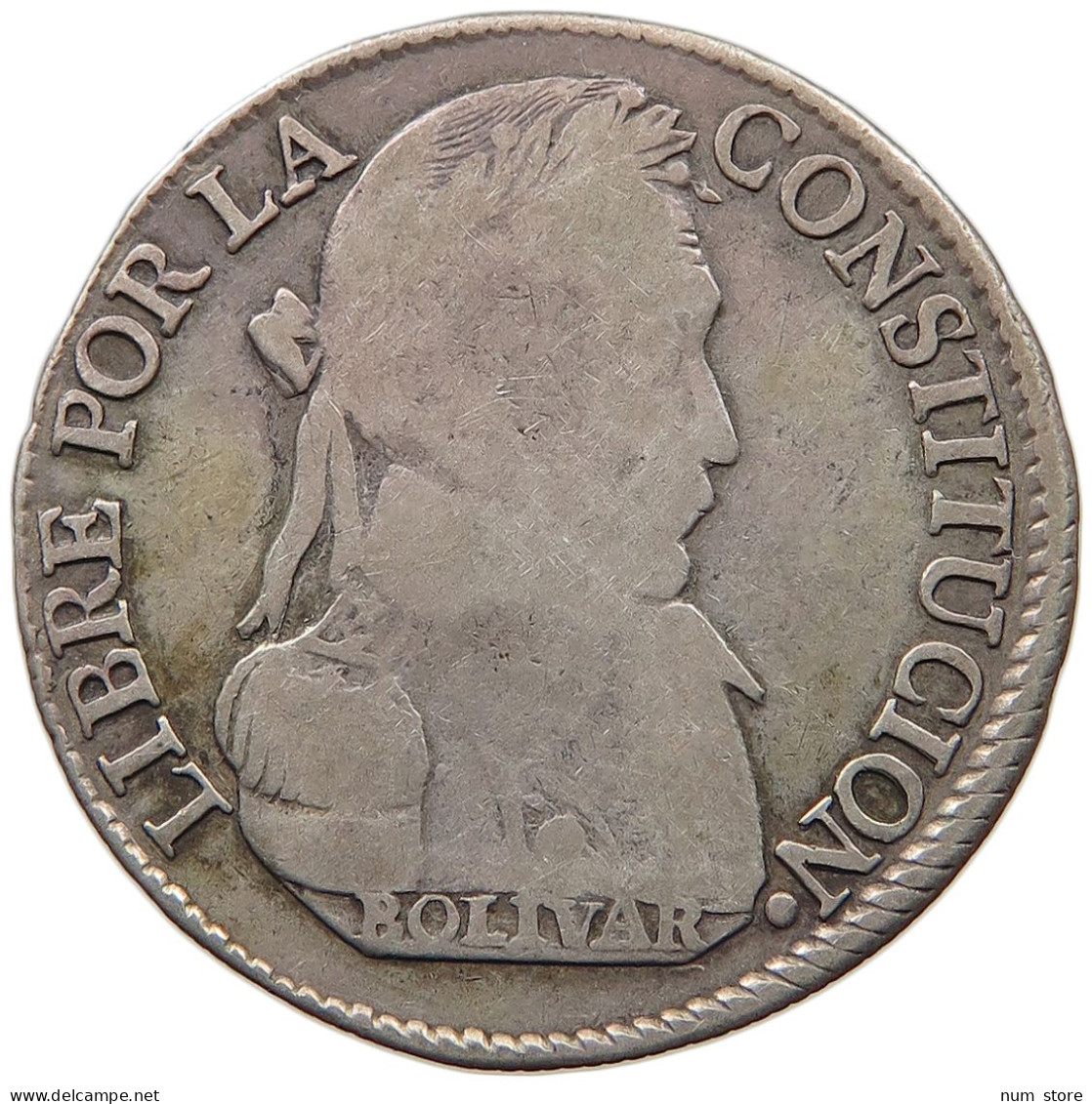 BOLIVIA 4 SOLES 1830  #t107 0259 - Bolivie