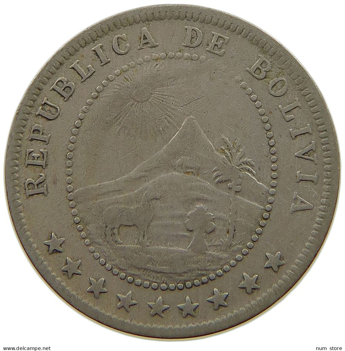 BOLIVIA 5 CENTAVOS 1918  #t060 0371 - Bolivie