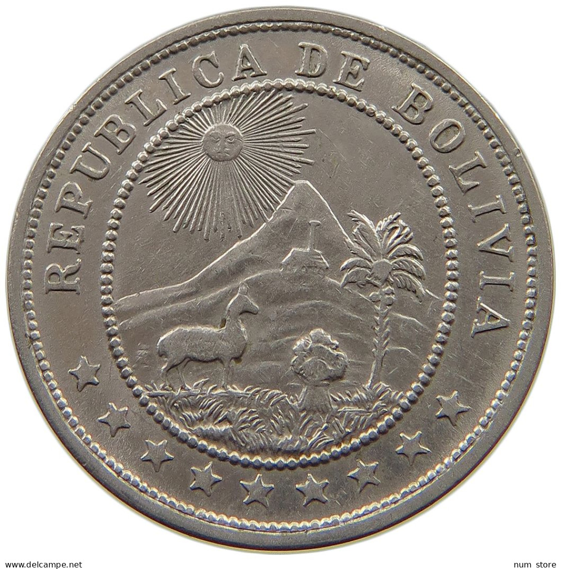 BOLIVIA 10 CENTAVOS 1936  #t060 0365 - Bolivie