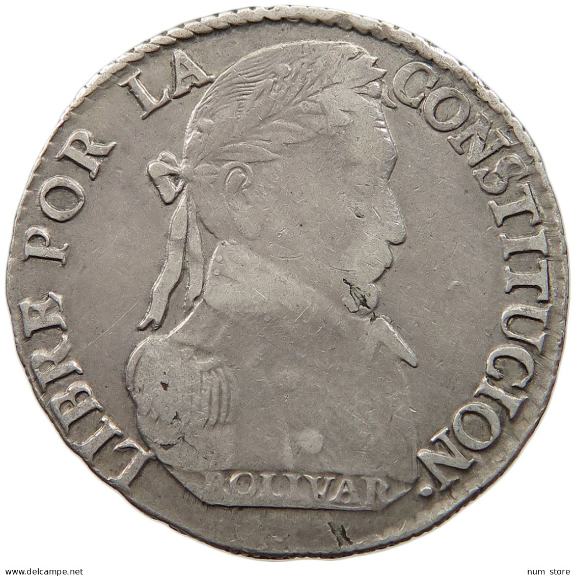 BOLIVIA 4 SOLES 1830 JL  #t060 0157 - Bolivie