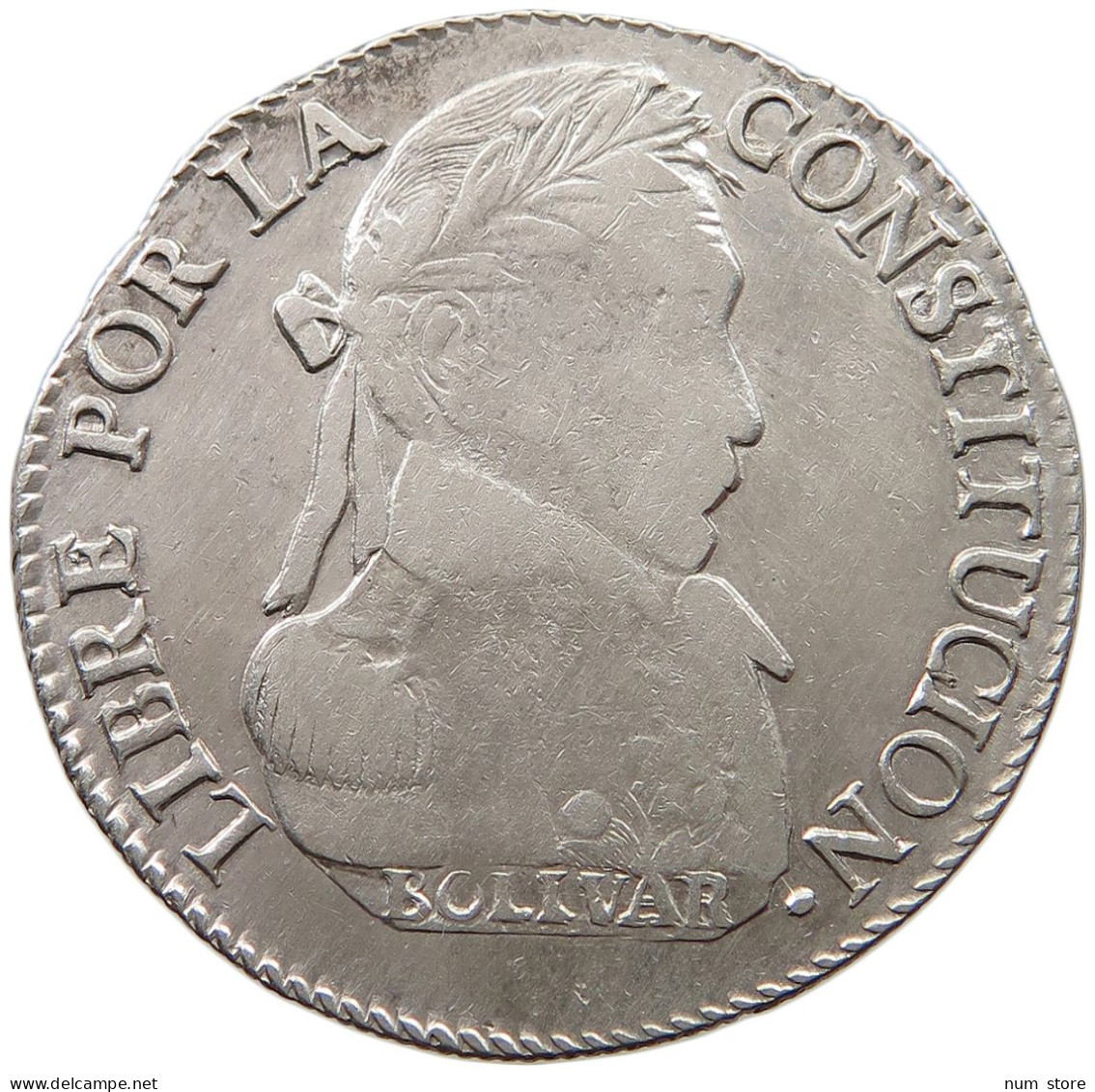 BOLIVIA 4 SOLES 1830 JL  #t060 0167 - Bolivia