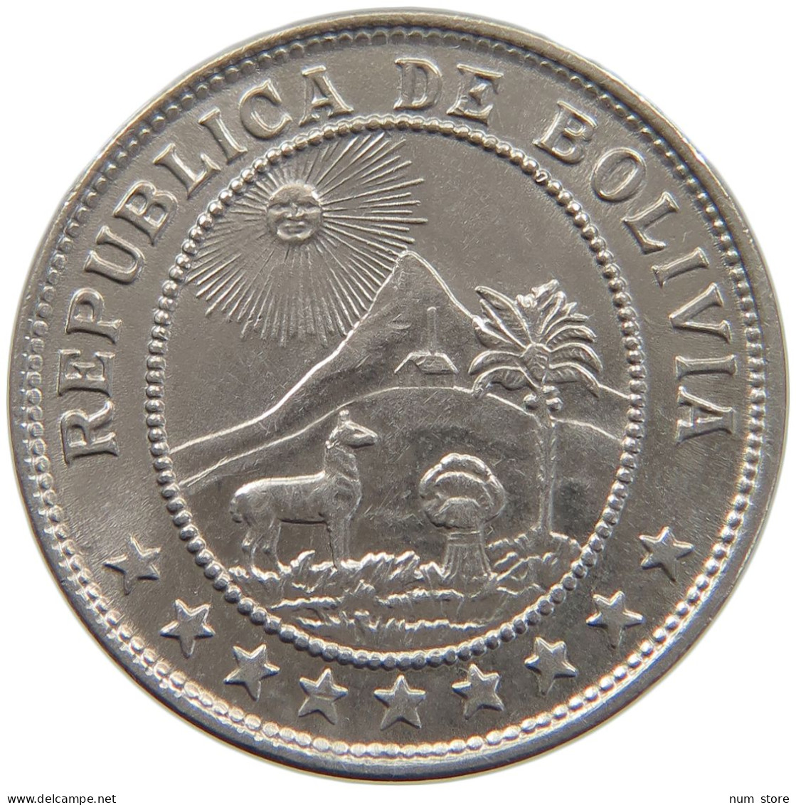 BOLIVIA 10 CENTAVOS 1939  #t008 0095 - Bolivia