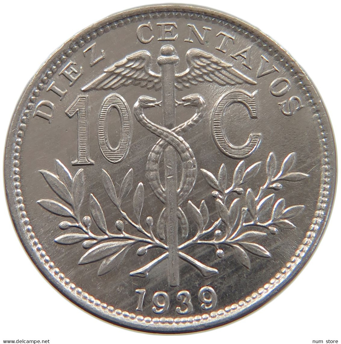 BOLIVIA 10 CENTAVOS 1939  #t008 0095 - Bolivia