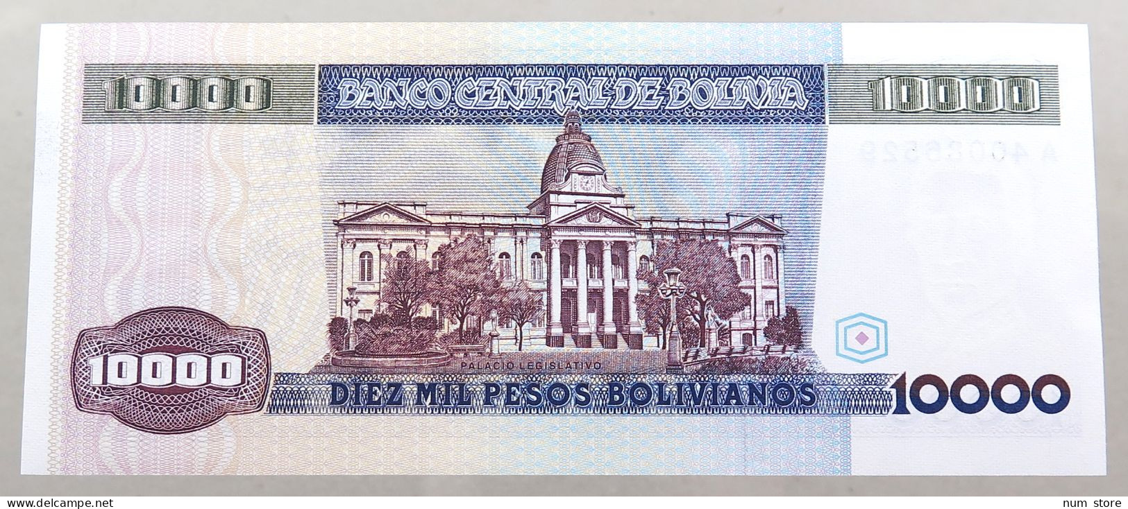BOLIVIA 10000 PESOS 1984  #alb049 0037 - Bolivie