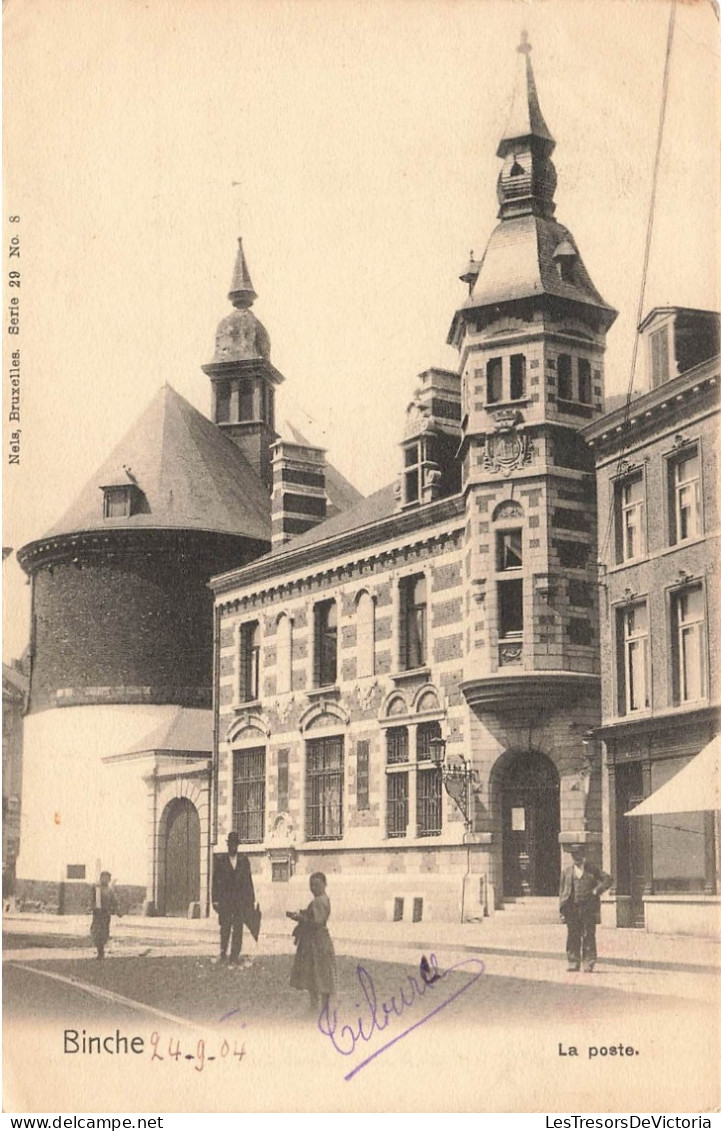 BELGIQUE - Binche - La Poste - Carte Postale Ancienne - Binche