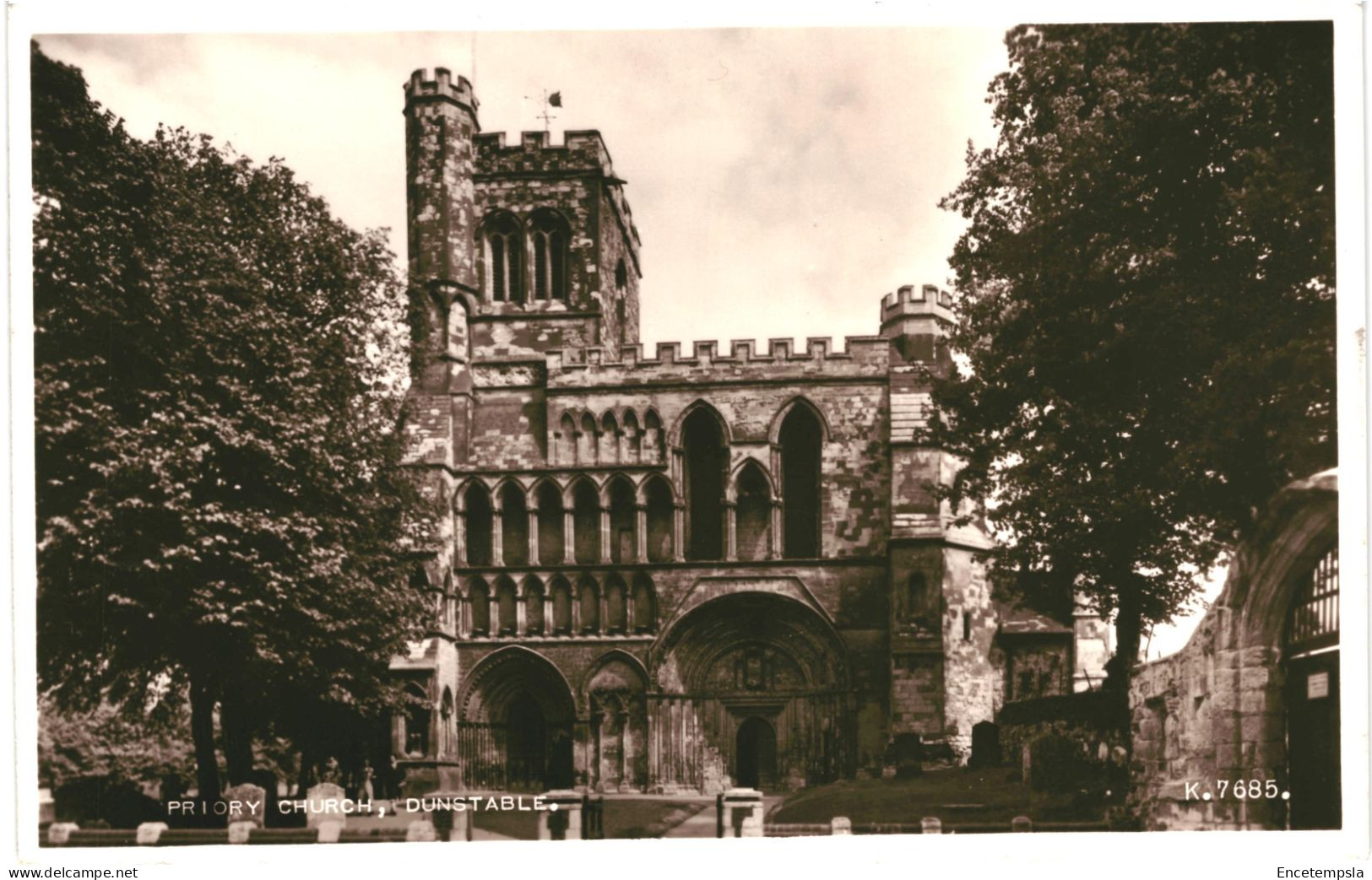 CPA Carte Postale Royaume Uni  Dunstable Priory Church VM73480 - Other & Unclassified