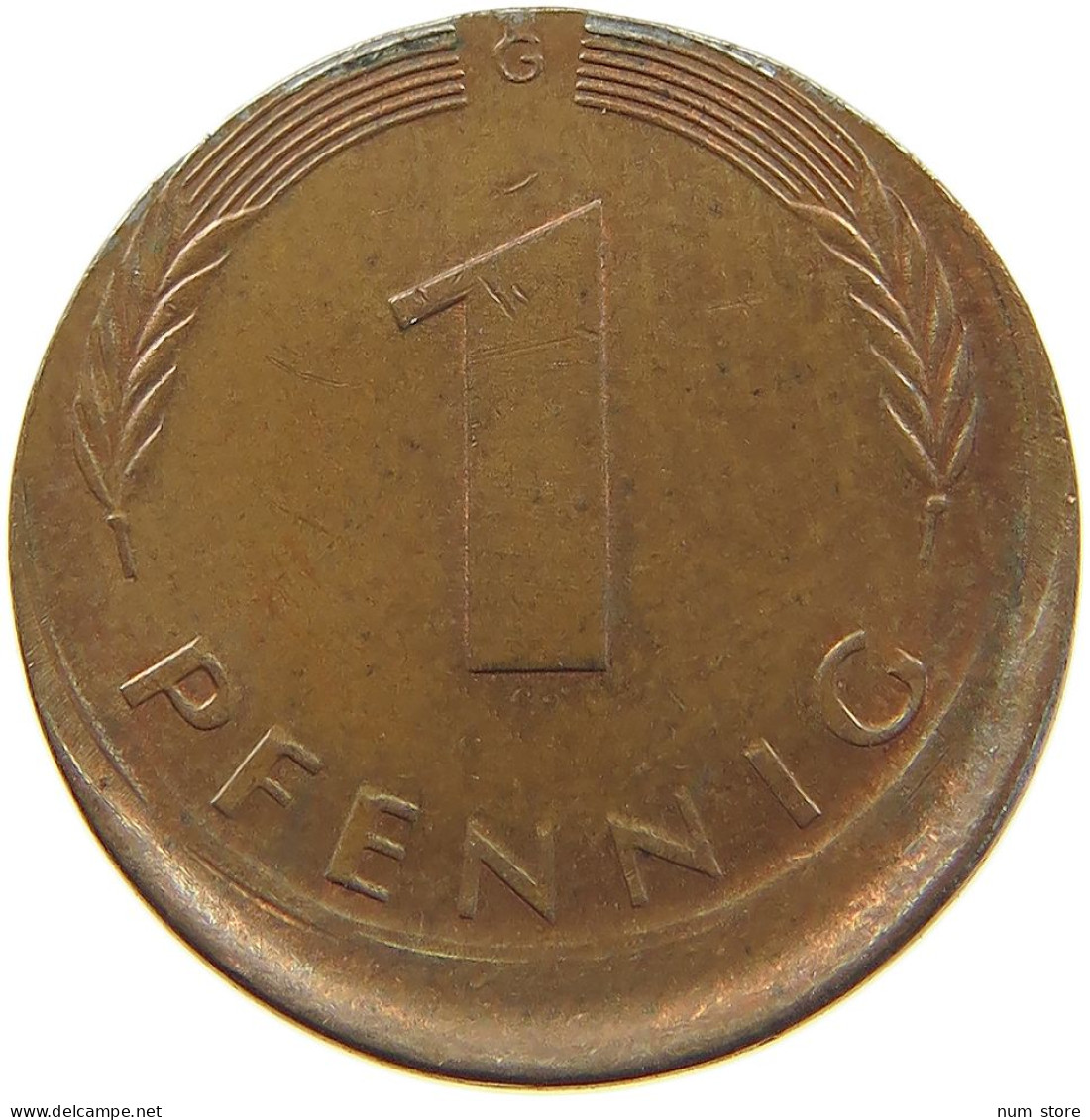 BRD PFENNIG 1971 G DEZENTRIERT #c039 0237 - 1 Pfennig