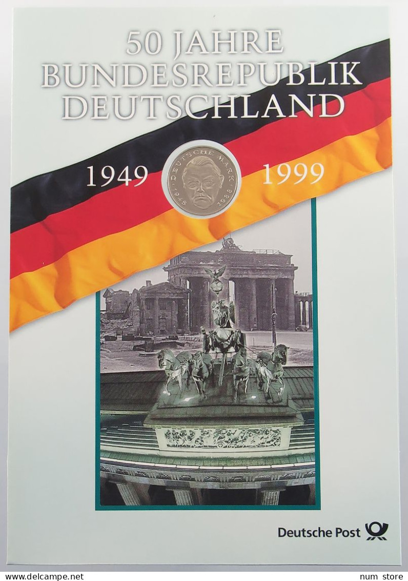 BRD SET MARK + BRIEFMARKEN  50 JAHRE DEUTSCHE MARK #bs15 0079 - Mint Sets & Proof Sets