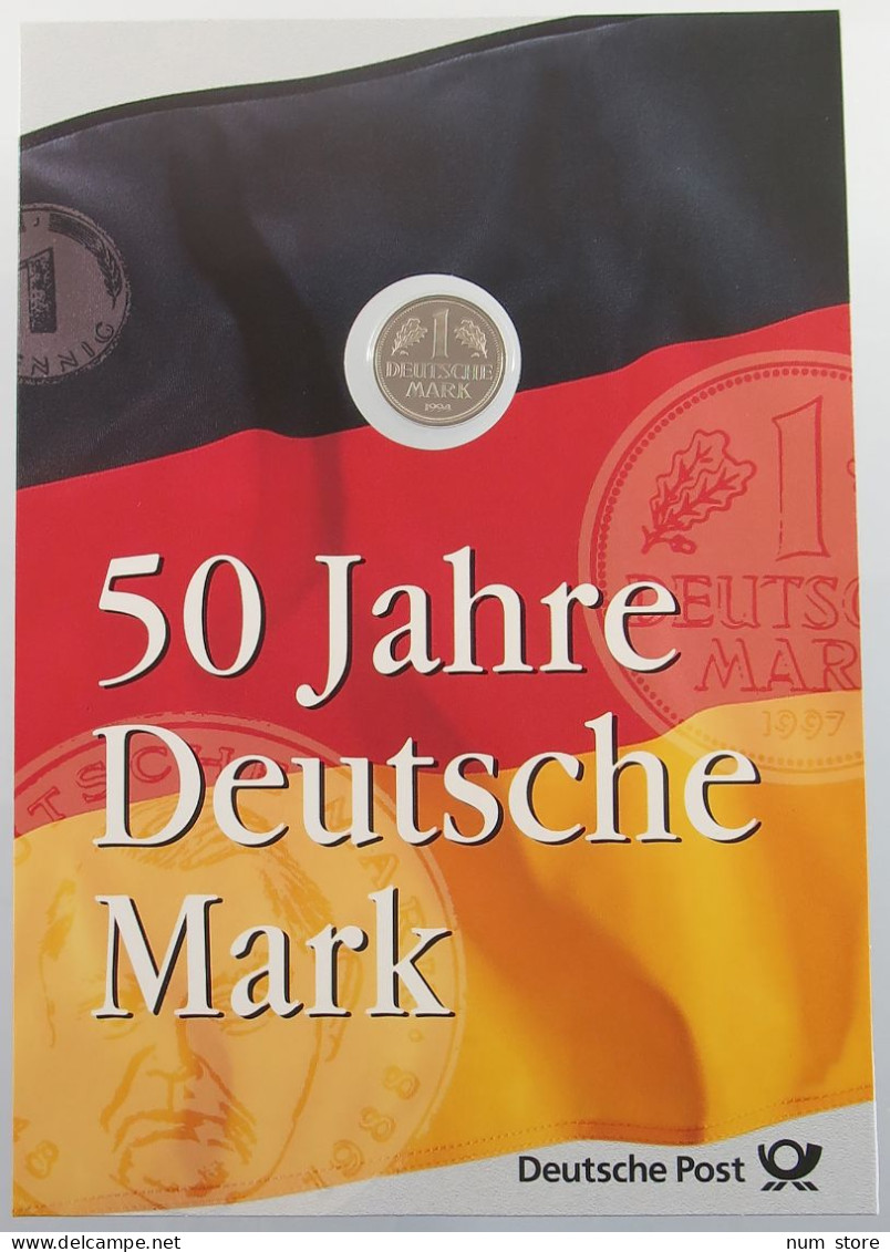 BRD SET MARK + BRIEFMARKEN  50 JAHRE DEUTSCHE MARK #bs15 0077 - Mint Sets & Proof Sets