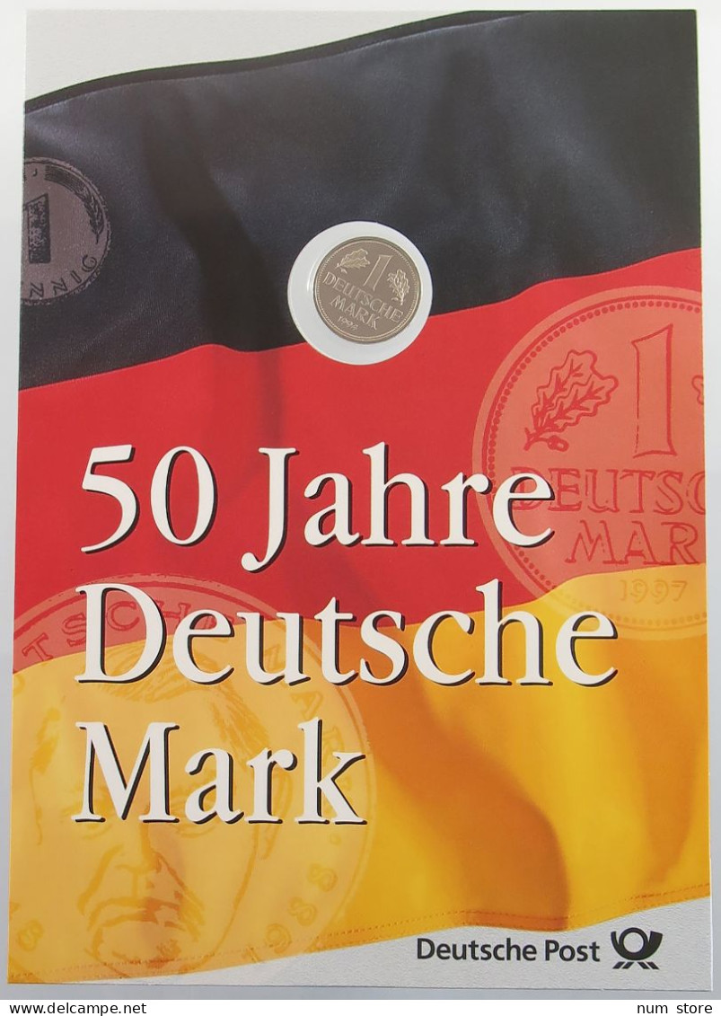 BRD SET MARK + BRIEFMARKEN  50 JAHRE DEUTSCHE MARK #bs15 0073 - Mint Sets & Proof Sets