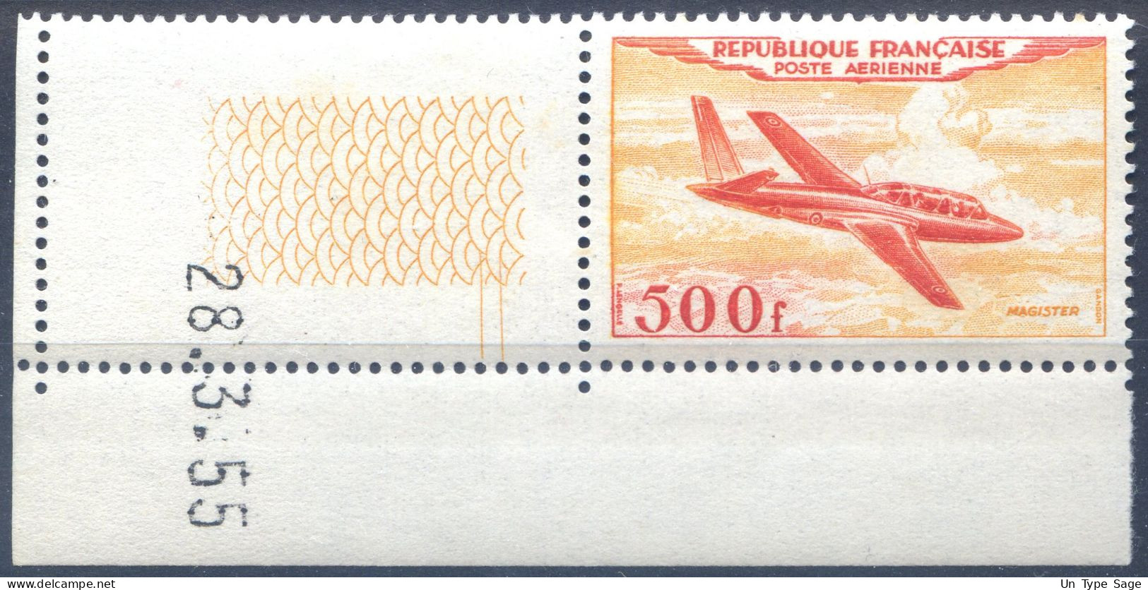 France PA N°32 Neuf**, Coin Daté 28.3.55 - (F167) - 1927-1959 Postfris