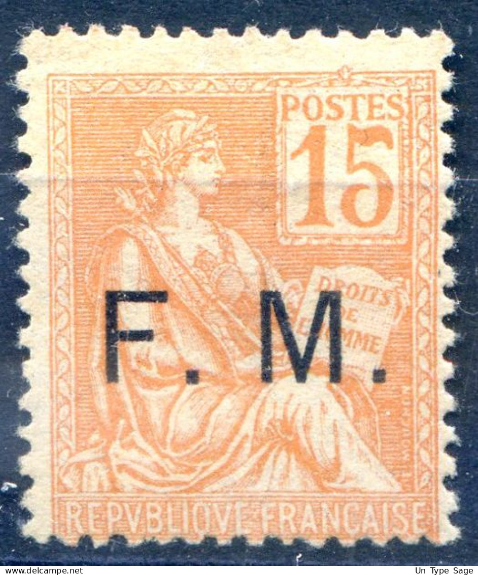 France F.M N°1 Neuf*, Signé Brun - (F177) - Oorlogszegels