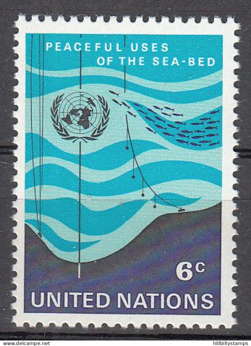 UNITED NATIONS NY   SCOTT NO 215   MNH     YEAR  1971 - Ongebruikt